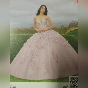 Lilac/ Silver Dress / Quinceañera Dress / Prom Dress / Ball Gown